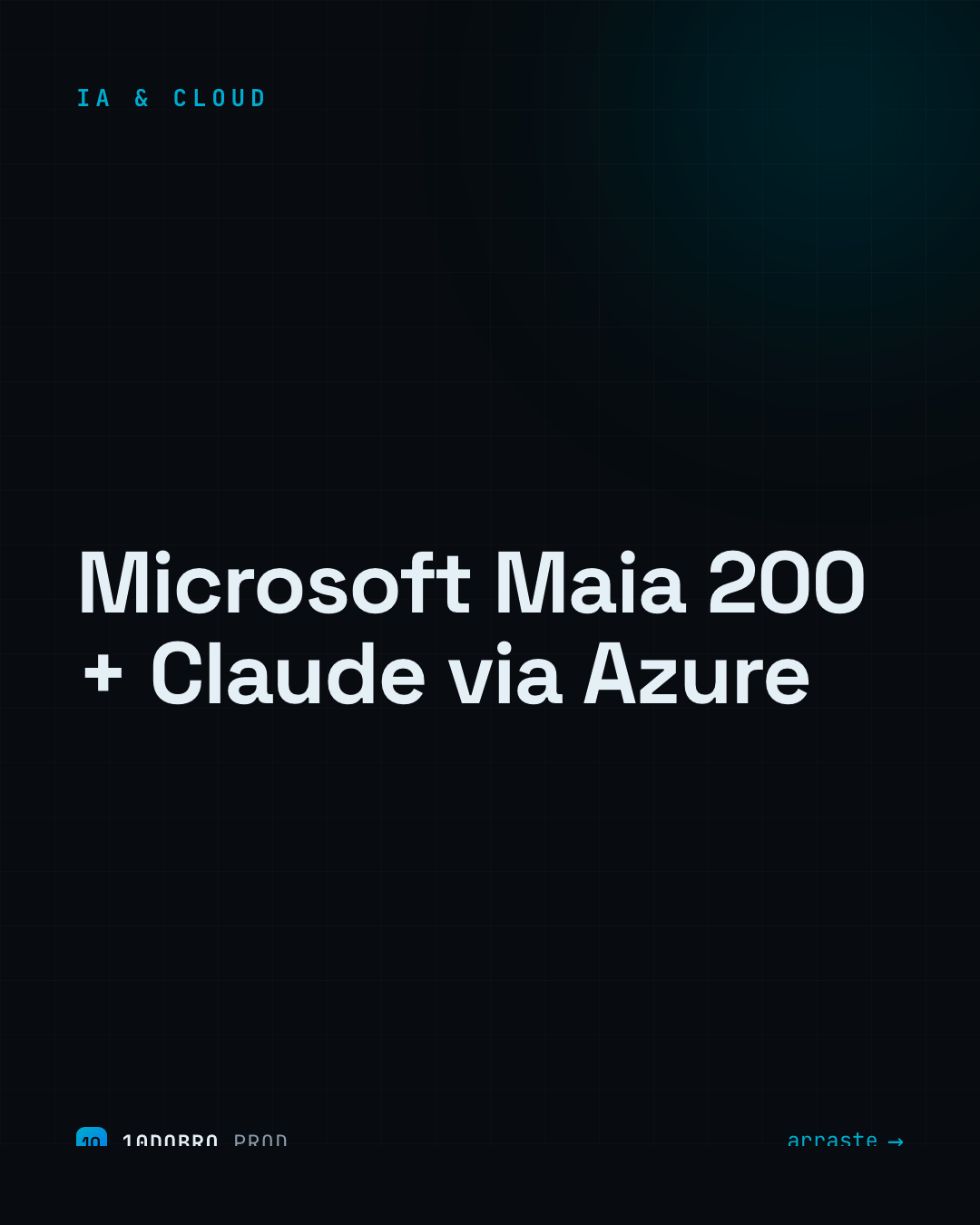 Microsoft negocia rodar Claude da Anthropic em chips Maia 200 via Azure