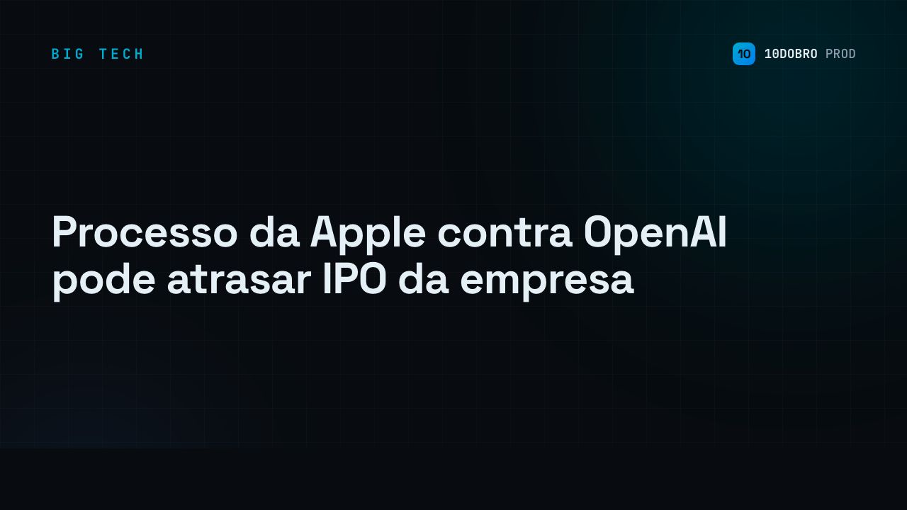 Apple lawsuit against OpenAI could delay its IPO plans